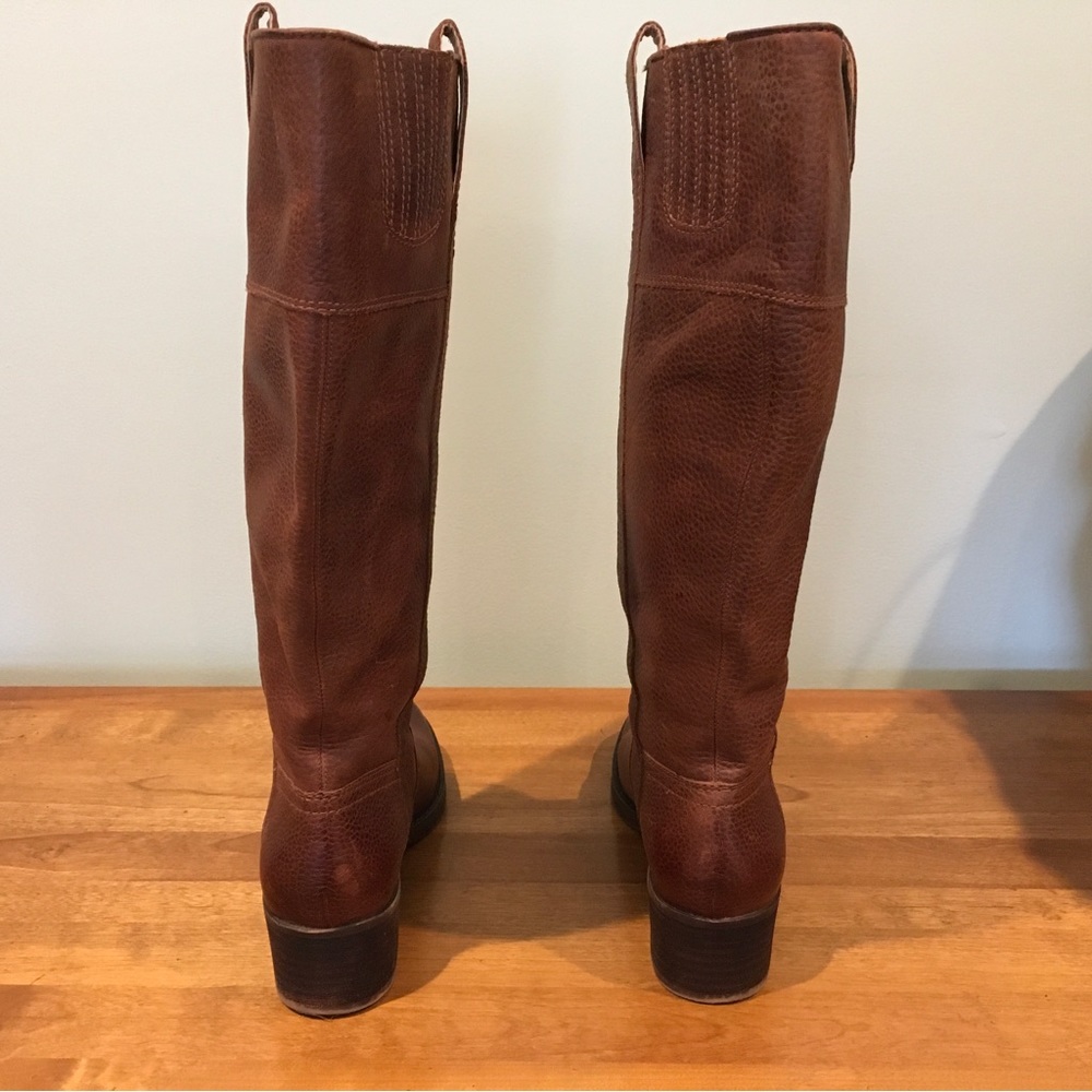 Lucky brand tall leather riding boots